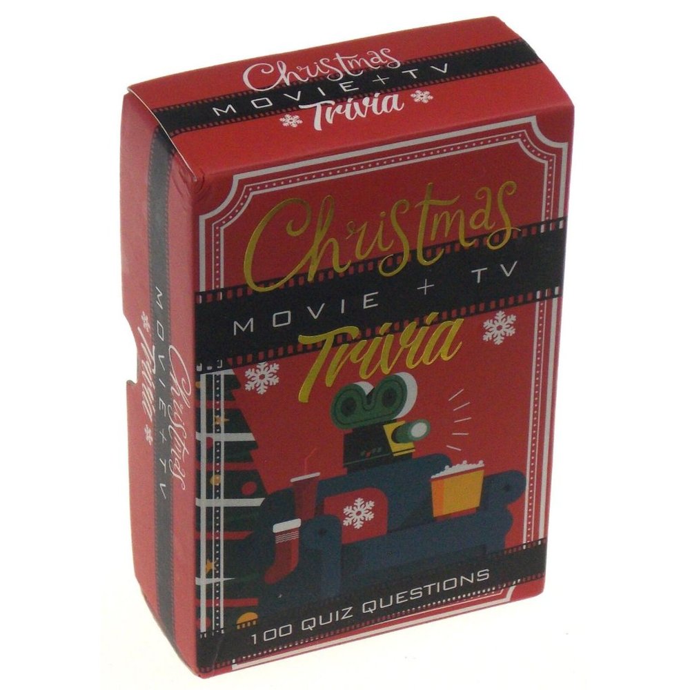 Gift Republic Christmas Trivia Movie & TV Holiday Party Game Gift Friends Family